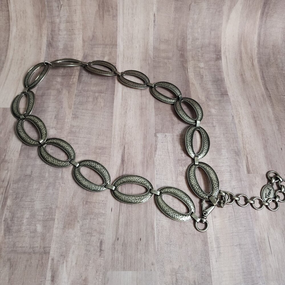 Fossil Hammered Loop Belt - image 3